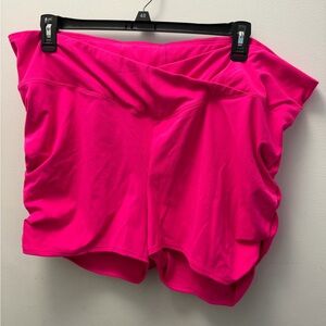 Cacique Bright Pink Women's Athletic Shorts